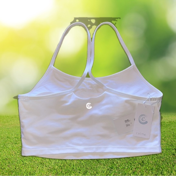 Calme ENDURANCE CROSS BACK
CAMI, Calme Sports Bra, XS White. NWT - Picture 3 of 9